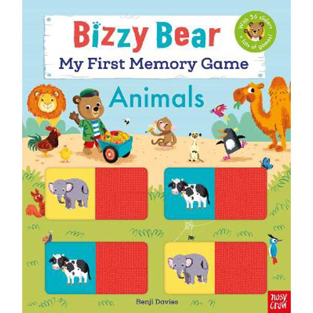 Bizzy Bear: My First Memory Game Book: Animals - Benji Davies